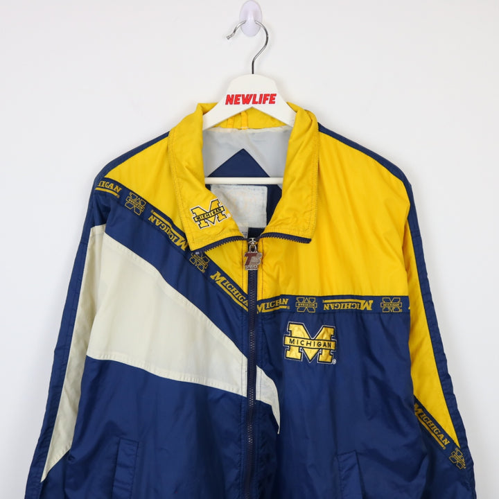 Vintage 90's University of Michigan Windbreaker Jacket - XL-NEWLIFE Clothing