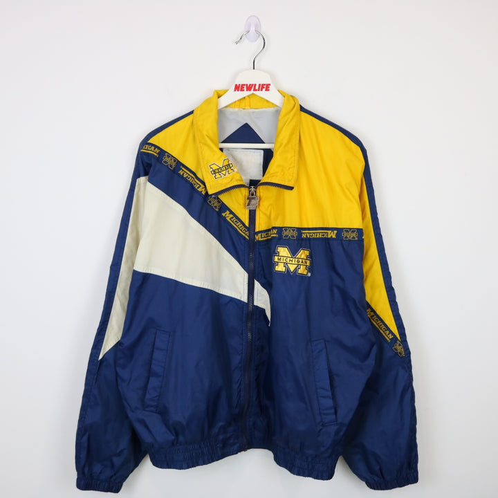 Vintage 90's University of Michigan Windbreaker Jacket - XL-NEWLIFE Clothing