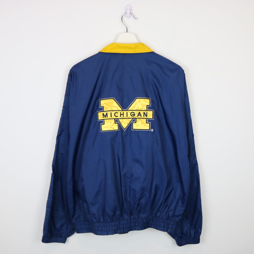 Vintage 90's University of Michigan Windbreaker Jacket - XL-NEWLIFE Clothing