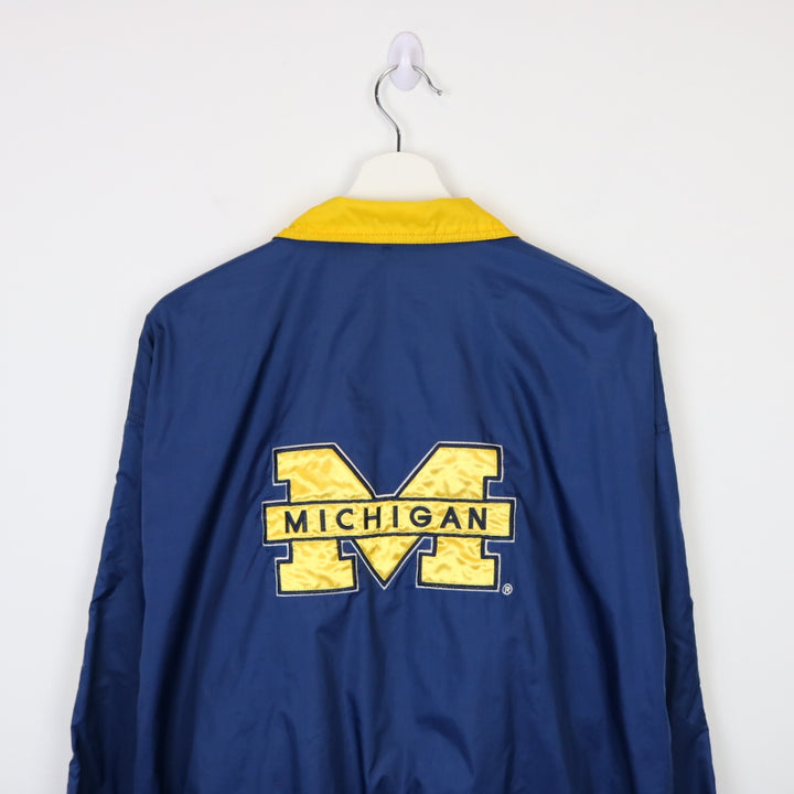 Vintage 90's University of Michigan Windbreaker Jacket - XL-NEWLIFE Clothing