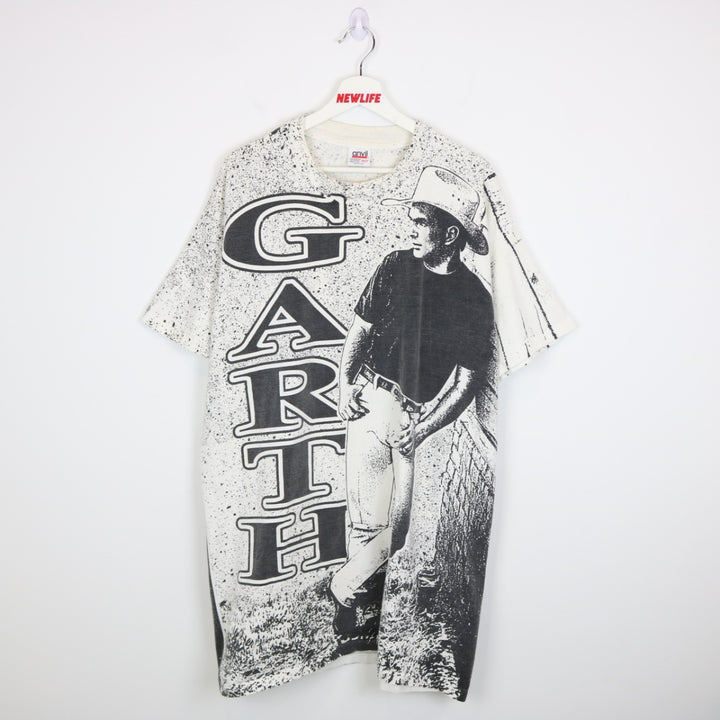 Vintage 90's Garth Brooks AOP Tee - XL-NEWLIFE Clothing