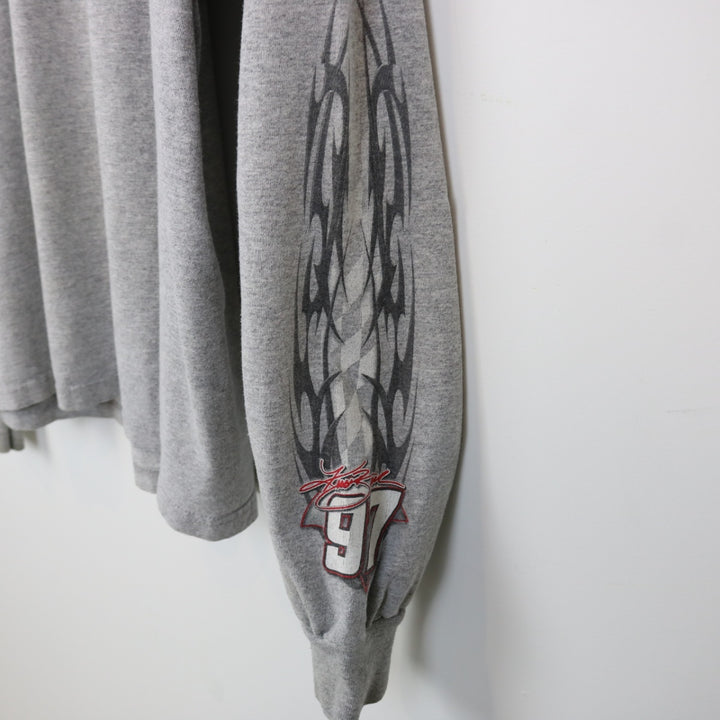 Vintage 2005 Kurt Busch Long Sleeve Nascar Tee - L-NEWLIFE Clothing