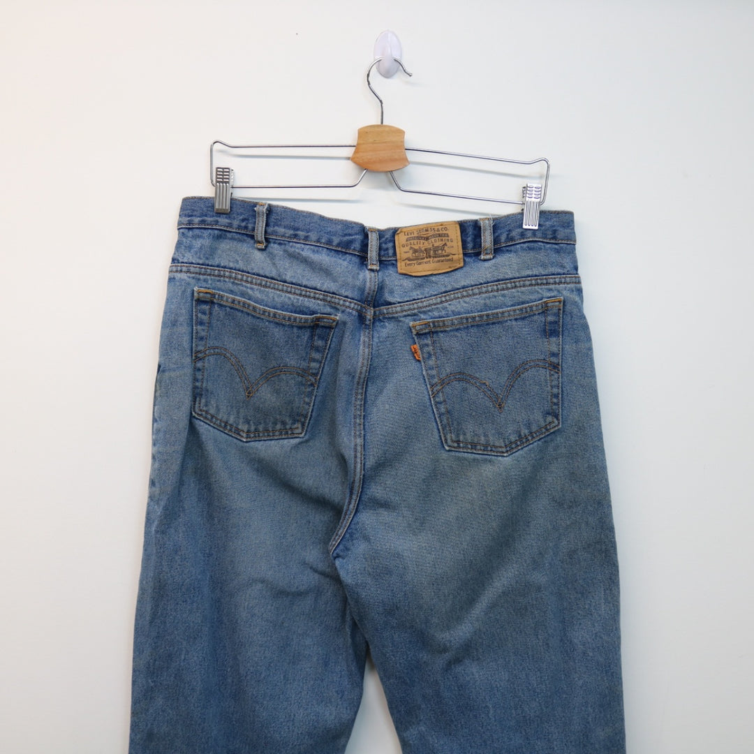 Vintage 80's Levi's Orange Tab Denim Jeans - 36"-NEWLIFE Clothing