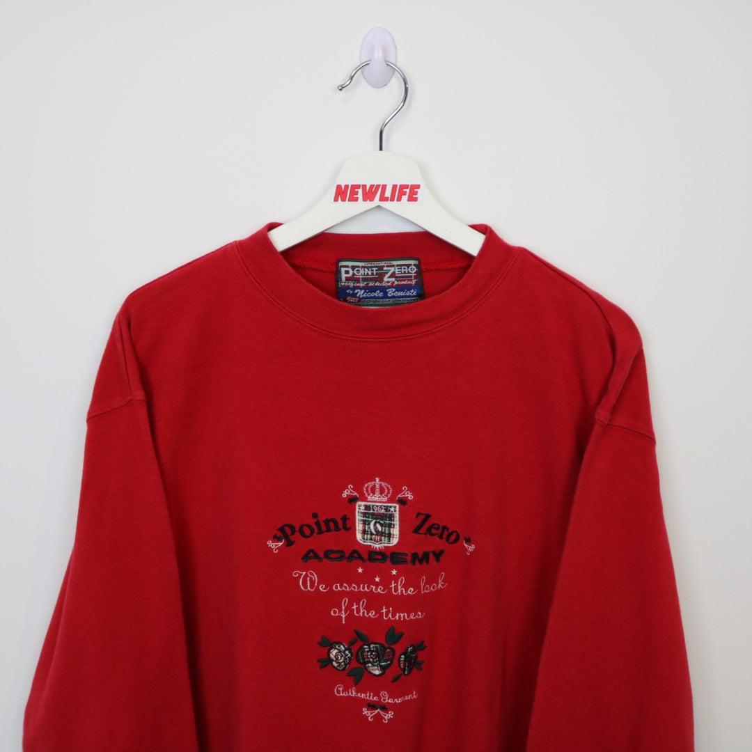 Vintage Point Zero Academy Long Sleeve Tee - M/L-NEWLIFE Clothing