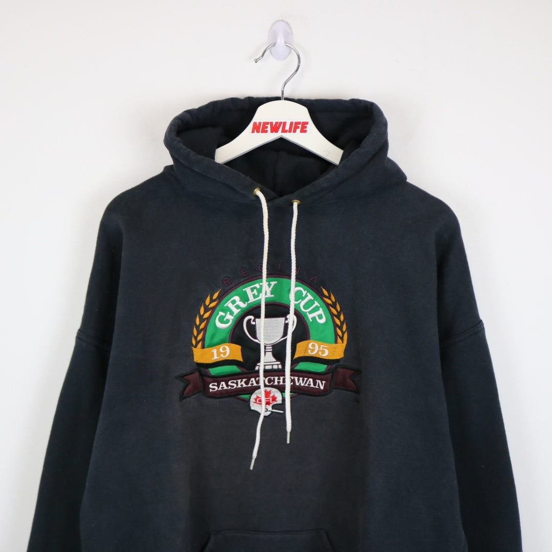 Vintage 1995 Regina Grey Cup CFL Hoodie - L-NEWLIFE Clothing