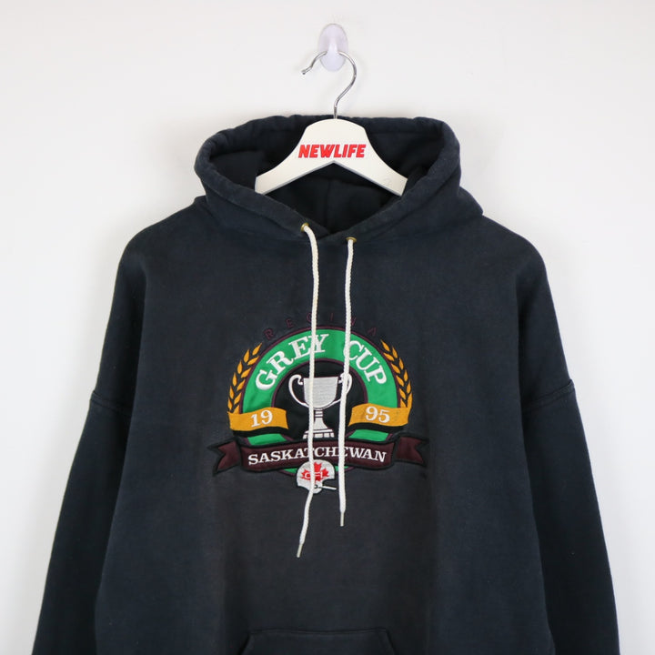 Vintage 1995 Regina Grey Cup CFL Hoodie - L-NEWLIFE Clothing