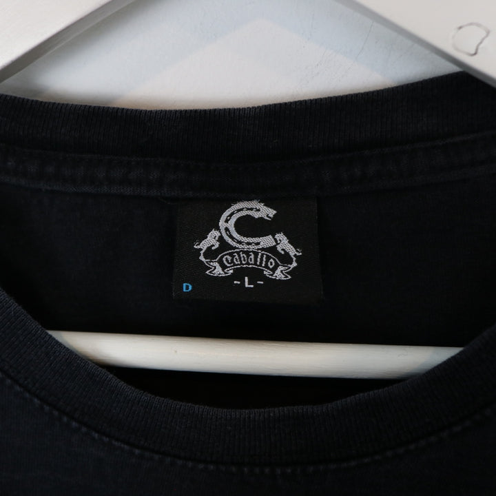 Y2K Black Panther Nature Tee - L-NEWLIFE Clothing
