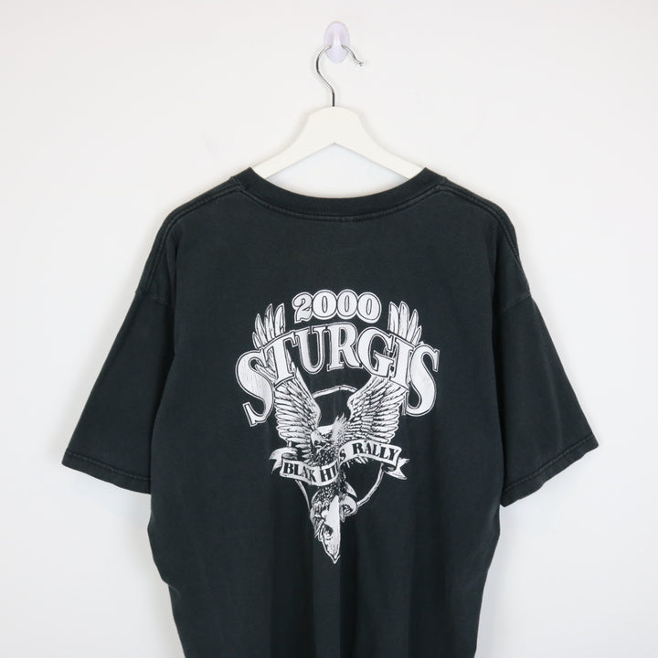Vintage 2000 Sturgis Black Hills Rally Biker Tee - XL-NEWLIFE Clothing