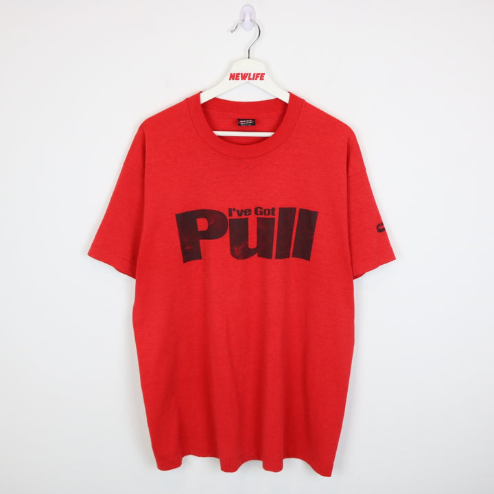 Vintage 90's I've Got Pull Cummins Tee - XL-NEWLIFE Clothing