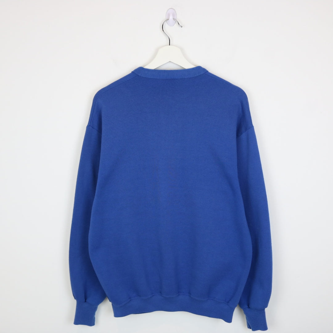 Vintage 90's Jerzees Blank Cardigan - M-NEWLIFE Clothing
