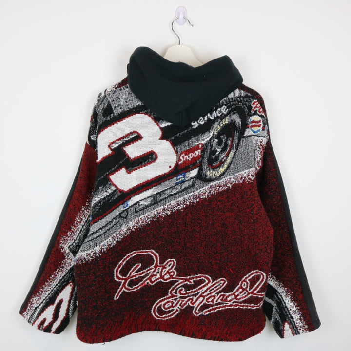 Reworked Vintage Dale Earnhardt Nascar Racing Tapestry Hoodie - M-NEWLIFE Clothing