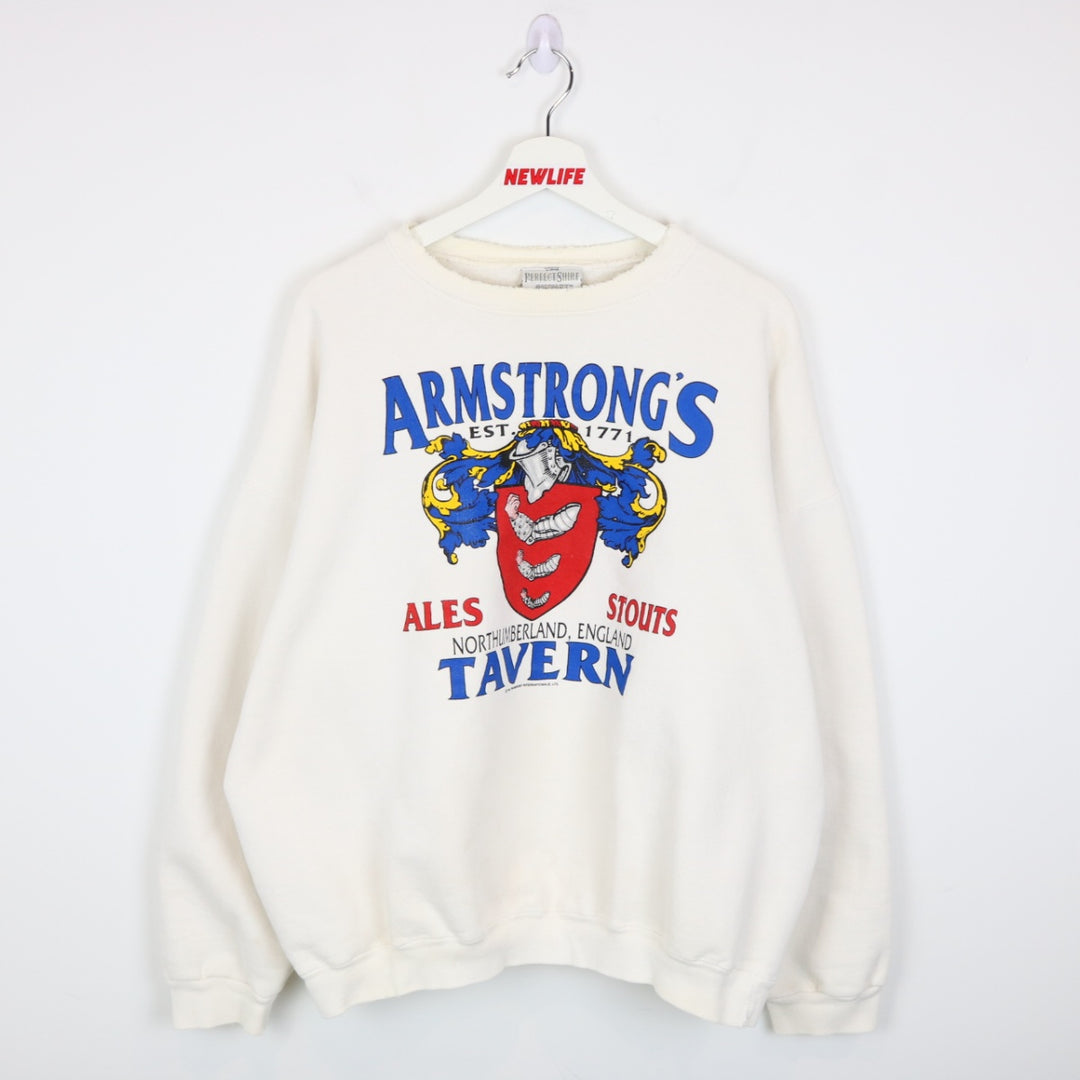 Vintage 1991 Armstrong Tavern England Crewneck - XL-NEWLIFE Clothing