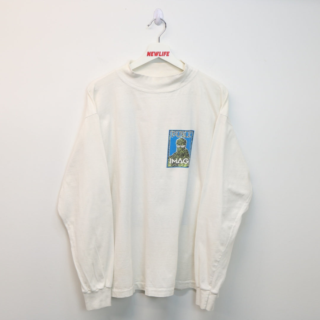 Vintage 90's Public Image Long Sleeve Tee - XL-NEWLIFE Clothing