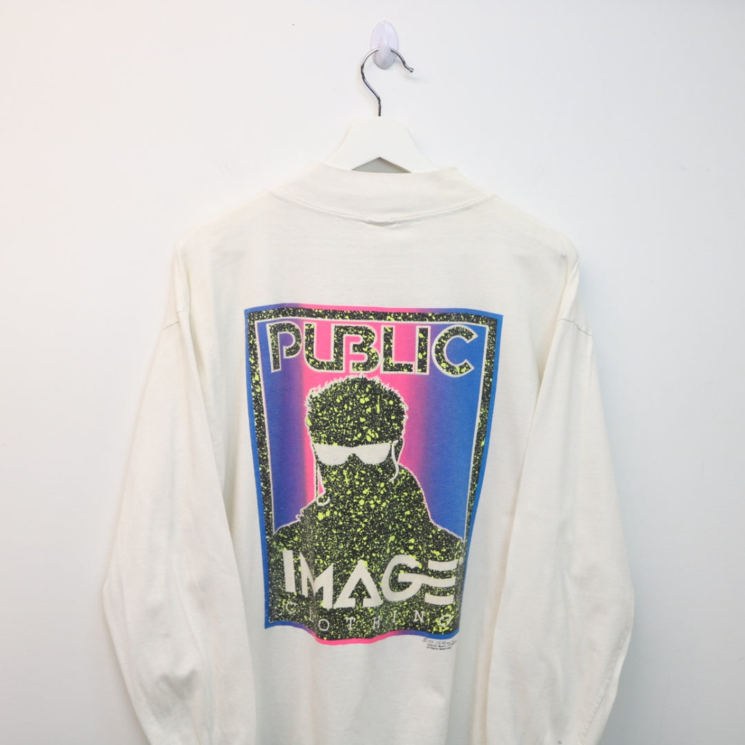 Vintage 90's Public Image Long Sleeve Tee - XL-NEWLIFE Clothing