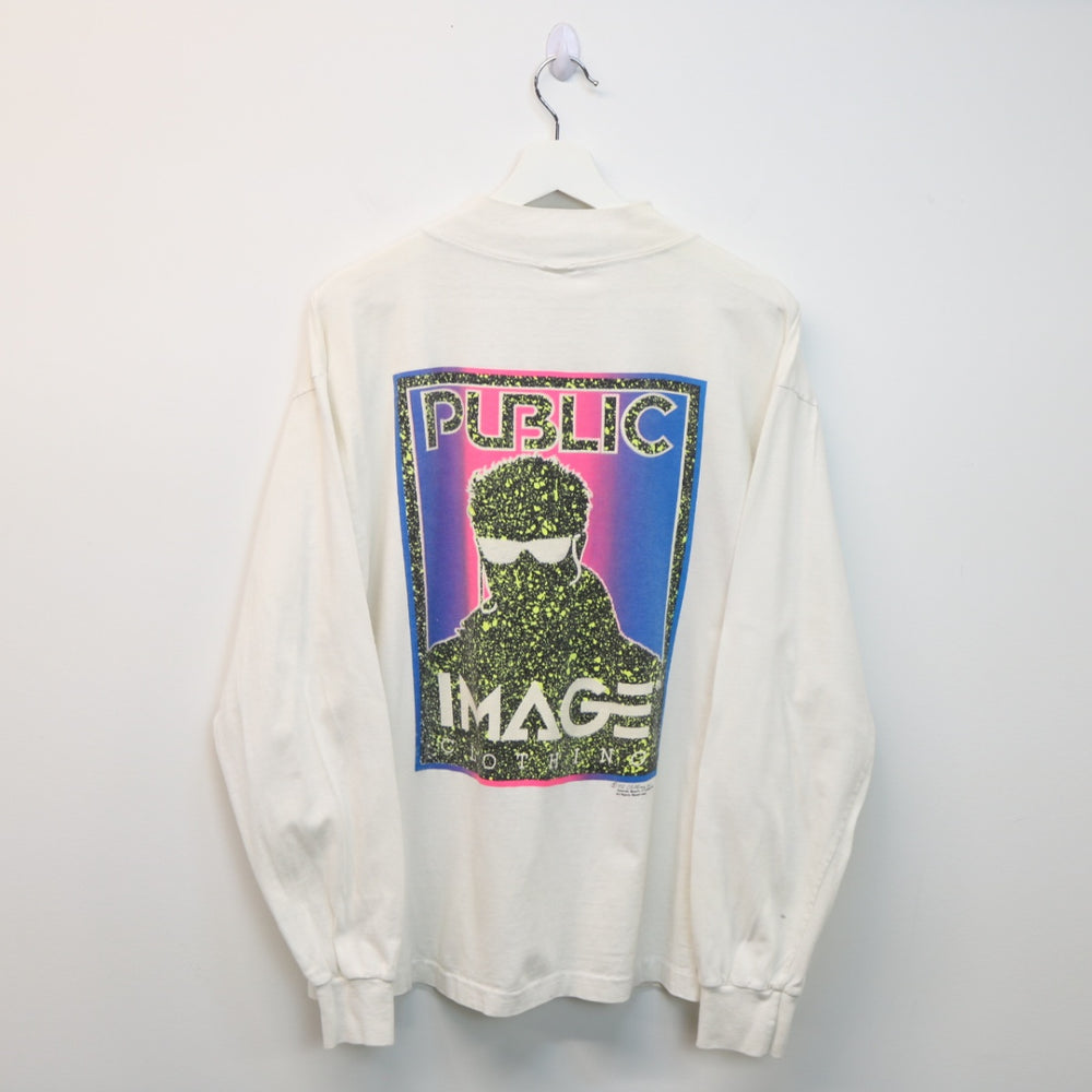 Vintage 90's Public Image Long Sleeve Tee - XL-NEWLIFE Clothing