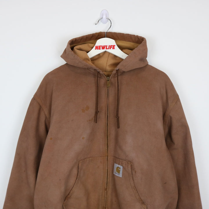 Reworked Vintage 90's Carhartt Hooded Work Jacket - XL-NEWLIFE Clothing