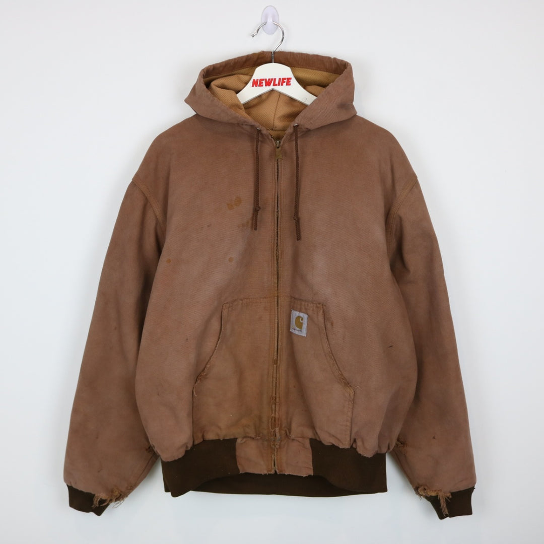 Reworked Vintage 90's Carhartt Hooded Work Jacket - XL-NEWLIFE Clothing