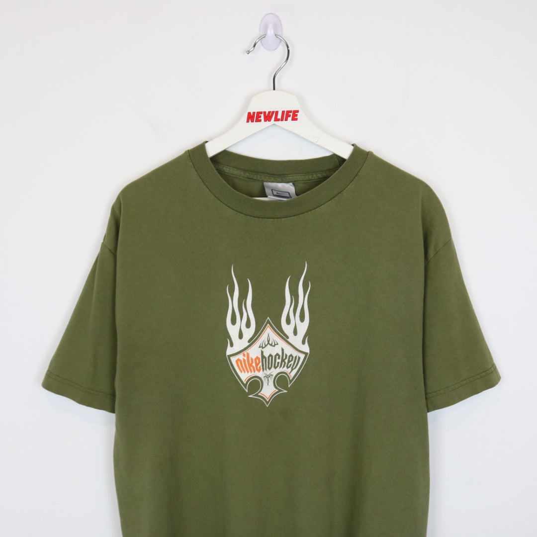 Vintage 00's Nike Hockey Tee - L-NEWLIFE Clothing