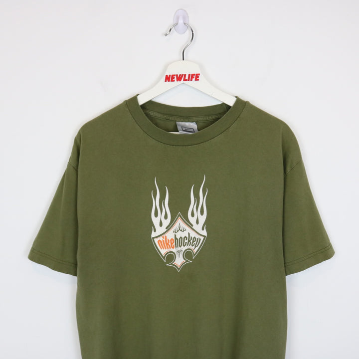Vintage 00's Nike Hockey Tee - L-NEWLIFE Clothing