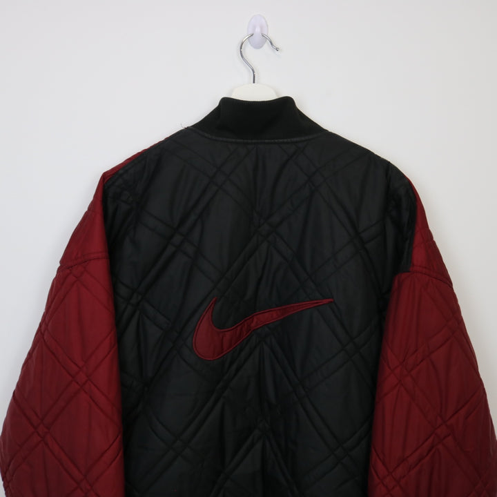 Vintage 90's Nike Reversible Quilted Puffer Jacket - XL-NEWLIFE Clothing