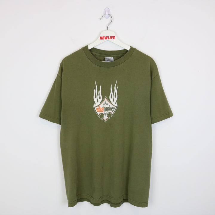 Vintage 00's Nike Hockey Tee - L-NEWLIFE Clothing
