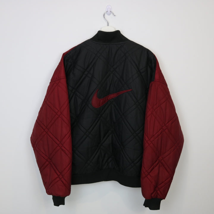 Vintage 90's Nike Reversible Quilted Puffer Jacket - XL-NEWLIFE Clothing