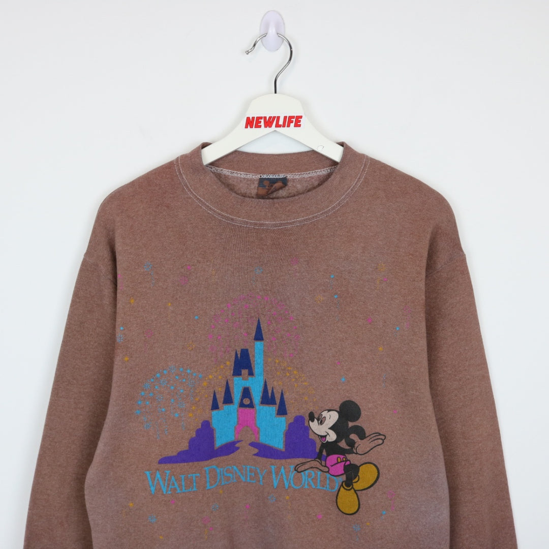 Reworked Vintage 80's Walt Disney World Crewneck - S-NEWLIFE Clothing