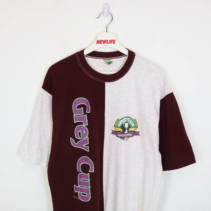 Vintage 1995 Regina Grey Cup CFL Tee - L-NEWLIFE Clothing