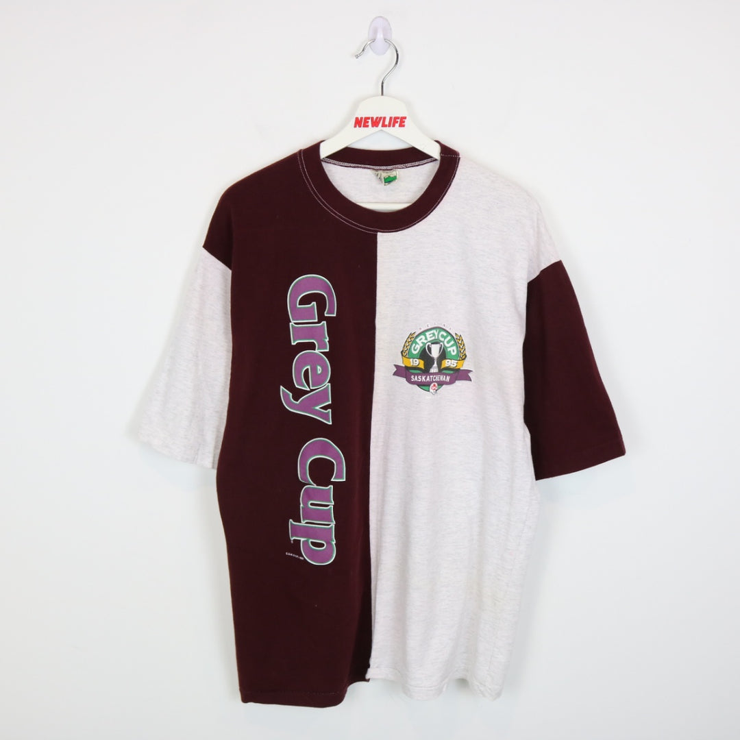 Vintage 1995 Regina Grey Cup CFL Tee - L-NEWLIFE Clothing