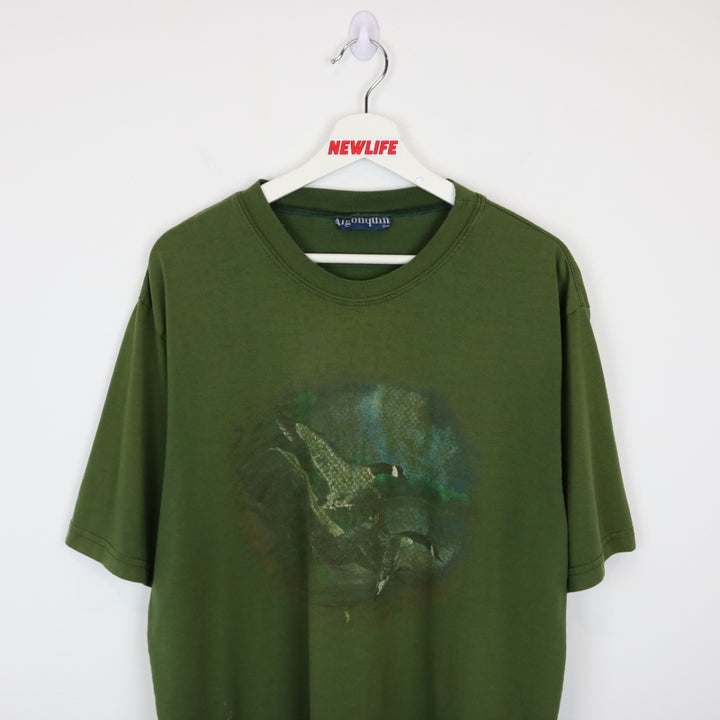 Vintage 90's Loon Nature Tee - L-NEWLIFE Clothing