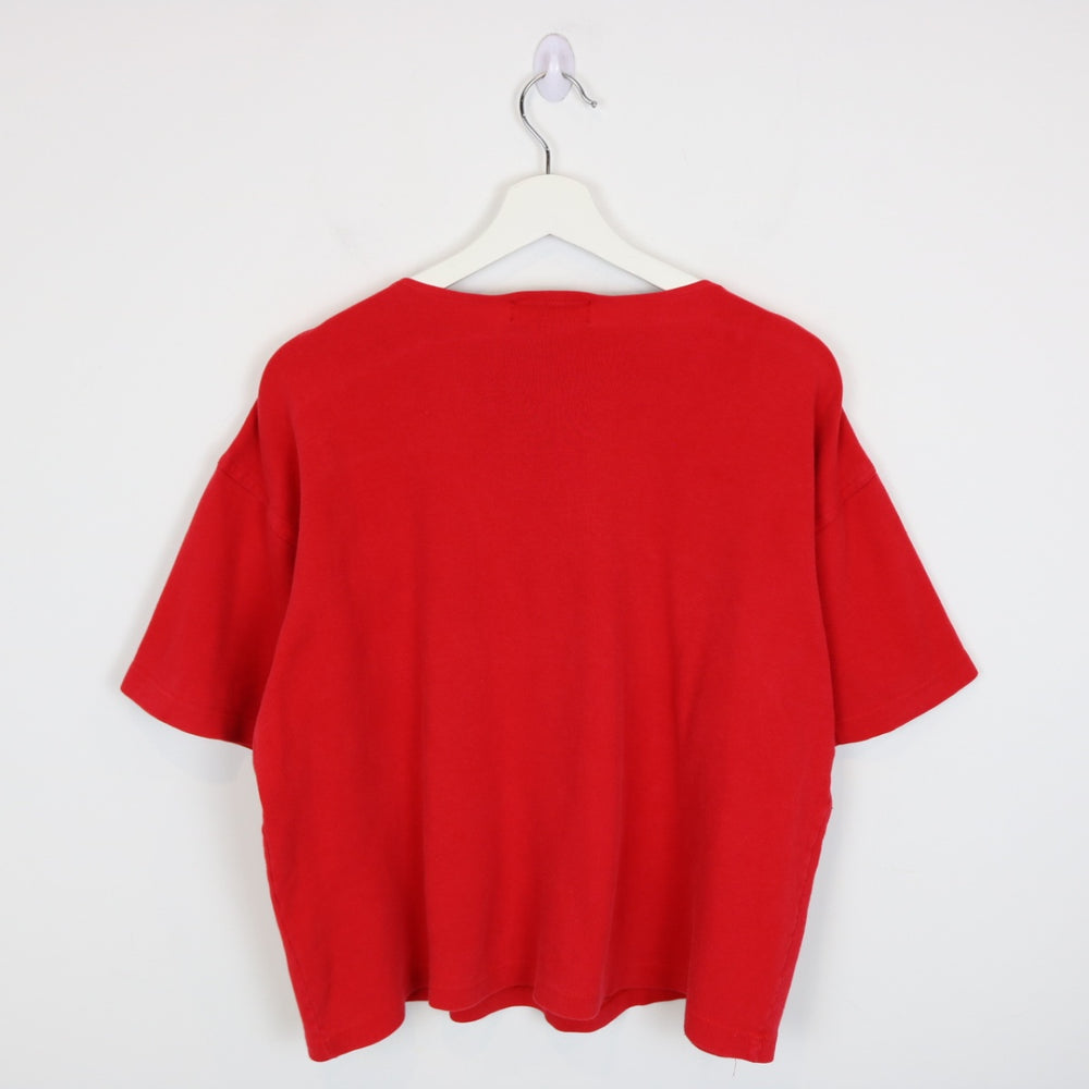 Vintage 90's Runaway Bay Henley Tee - L-NEWLIFE Clothing