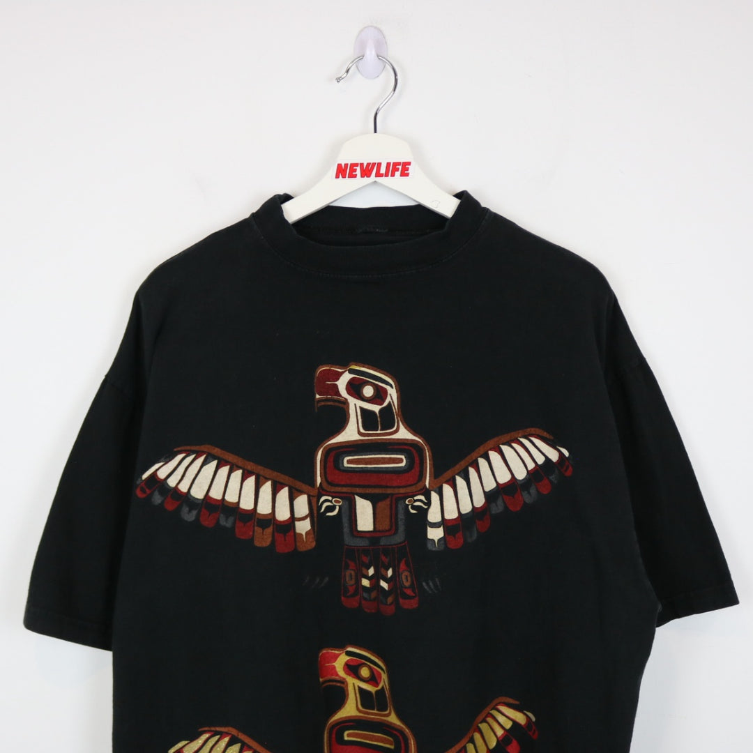 Vintage Indigenous Thunderbird Tee - XL-NEWLIFE Clothing