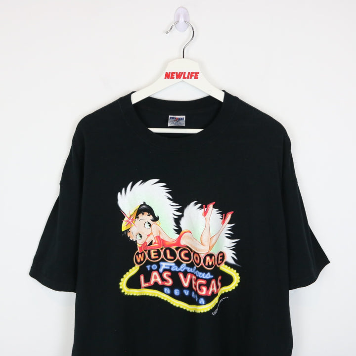 Vintage 2008 Betty Boop Las Vegas Tee - XL-NEWLIFE Clothing