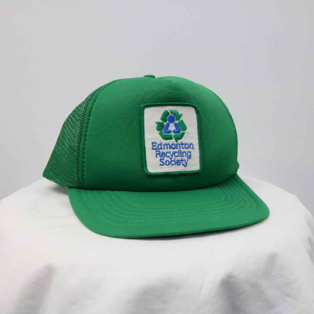 Vintage 90's Recycling Society Trucker Hat - OS-NEWLIFE Clothing