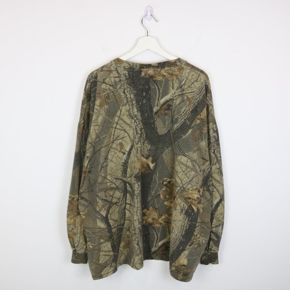 Vintage 00's Real Tree Camo Long Sleeve Tee - 3XL-NEWLIFE Clothing