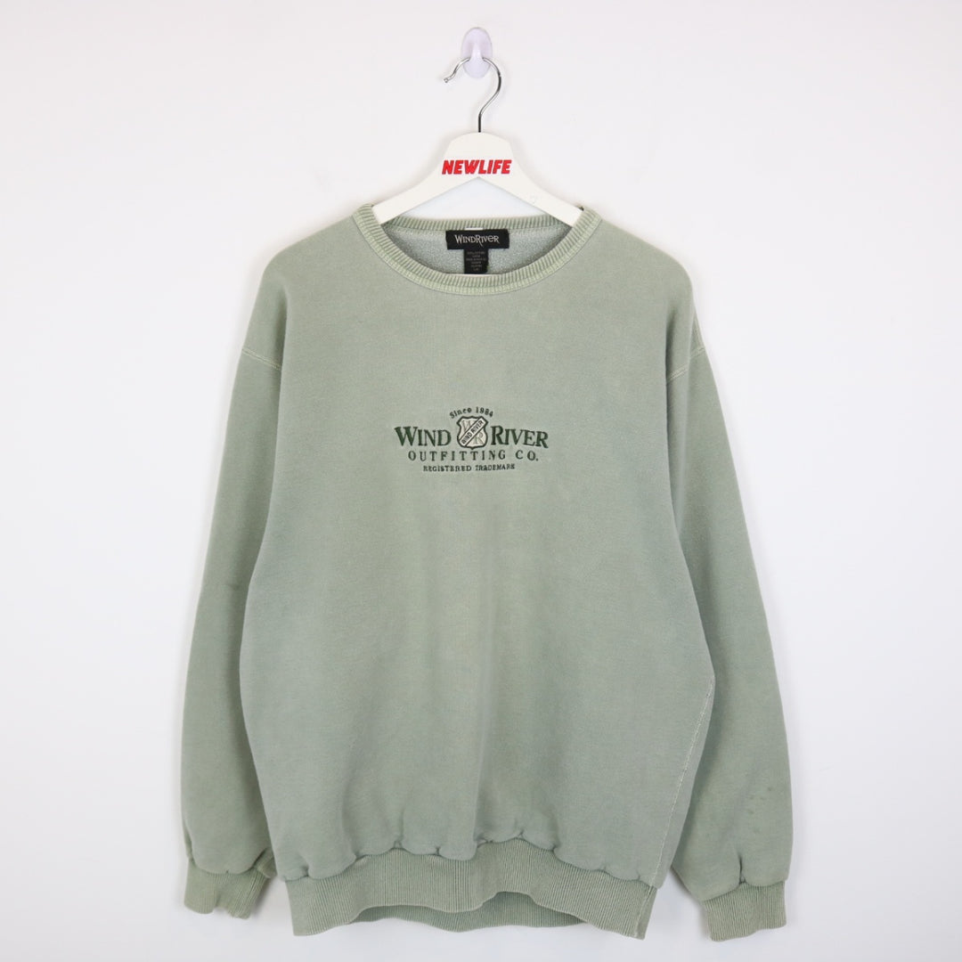 Vintage 90's Wind RIver Crewneck - L-NEWLIFE Clothing