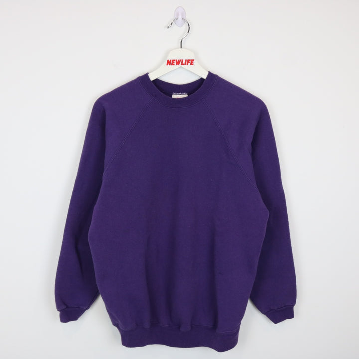 Vintage 90's Hanes Blank Crewneck - L-NEWLIFE Clothing