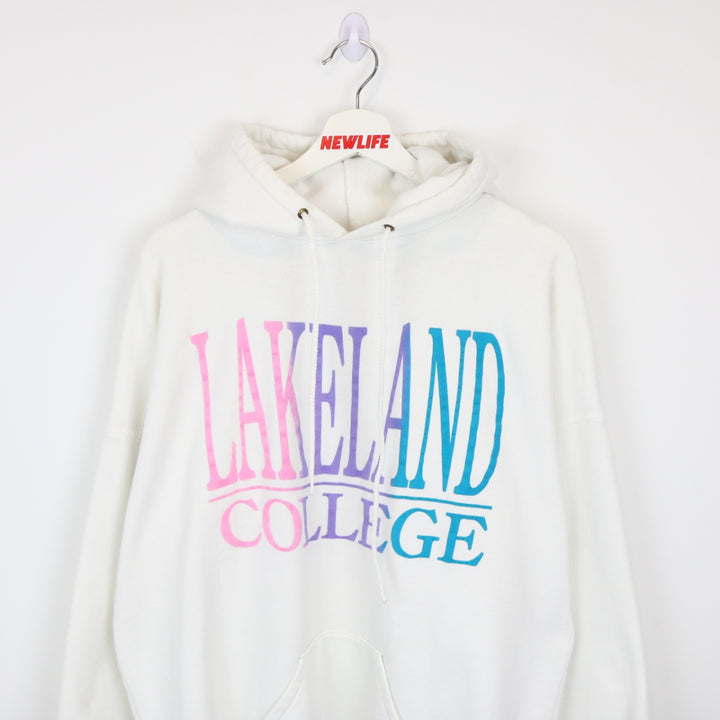 Vintage 90's Lakeland College Hoodie - L-NEWLIFE Clothing