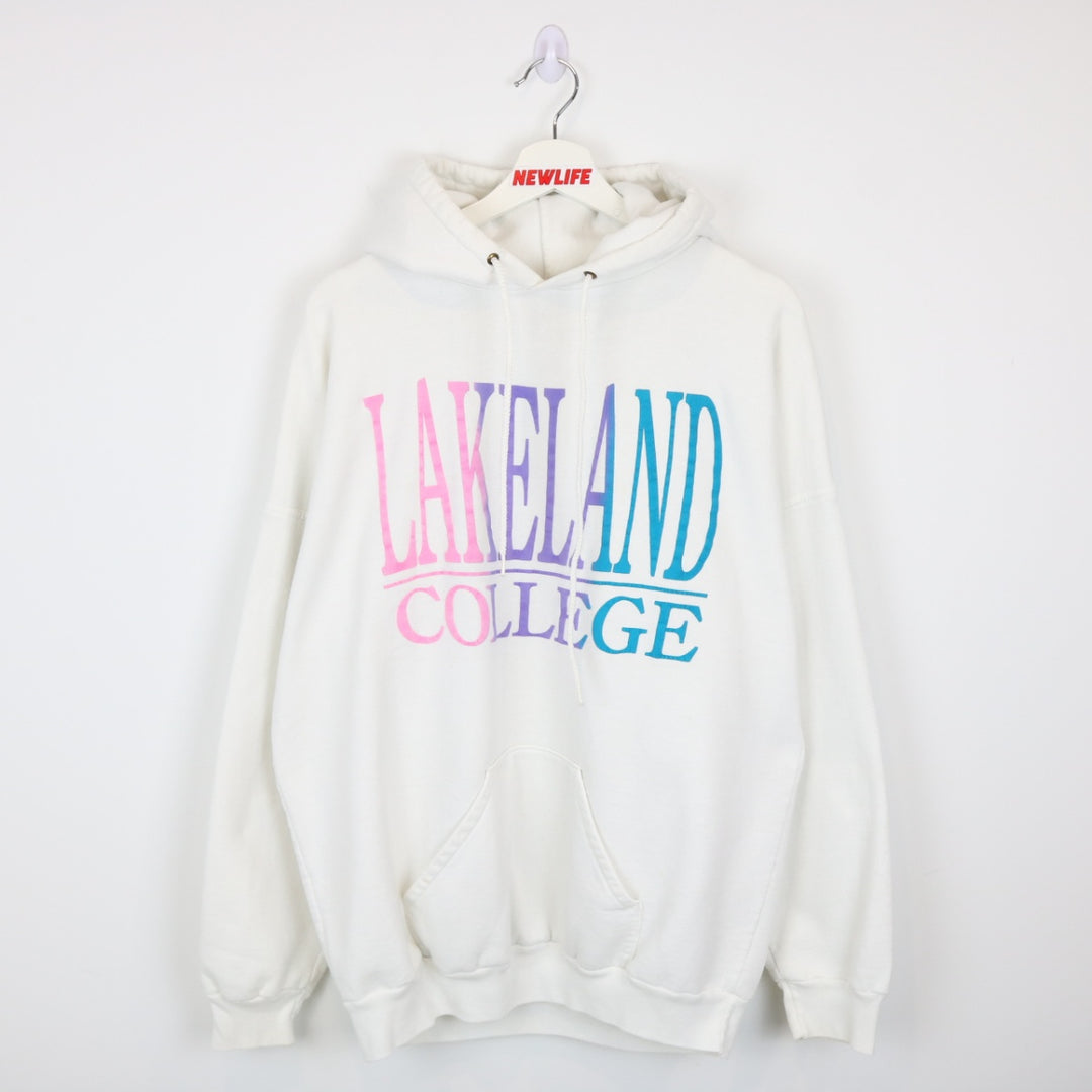 Vintage 90's Lakeland College Hoodie - L-NEWLIFE Clothing