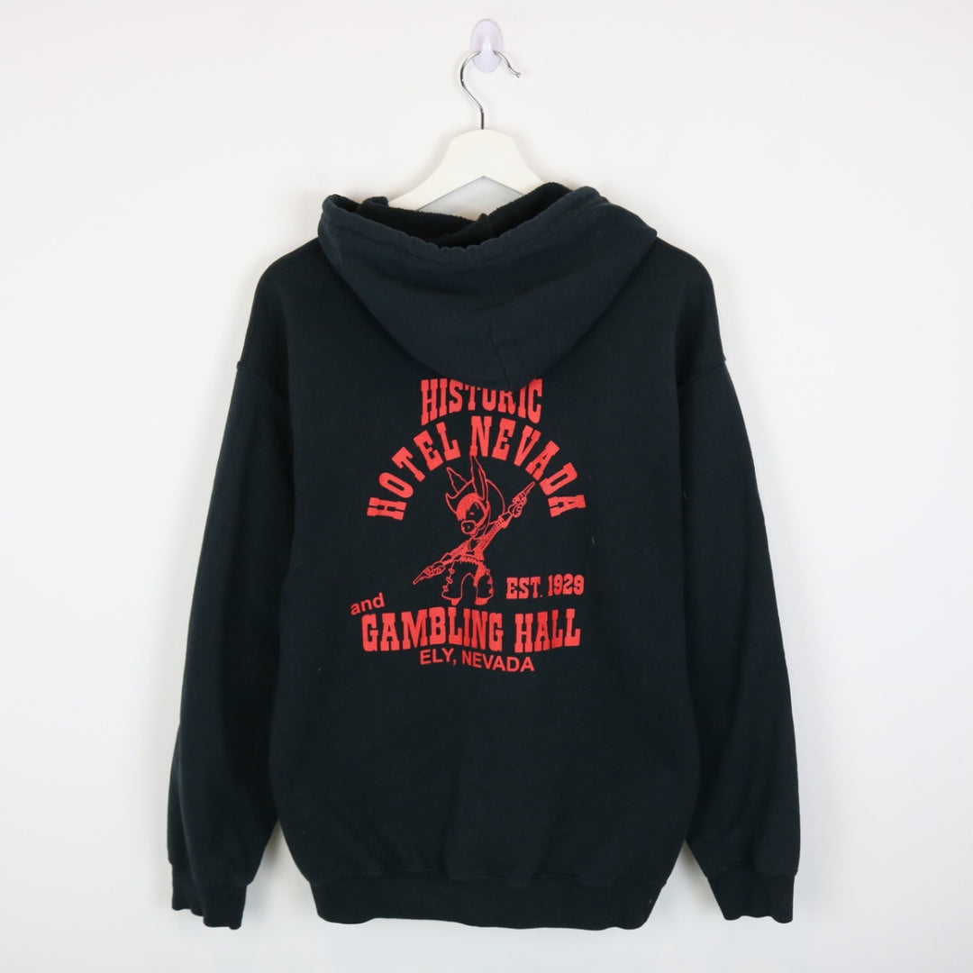 Vintage 00's Hotel Nevada Gambling Zip Up Hoodie - S-NEWLIFE Clothing