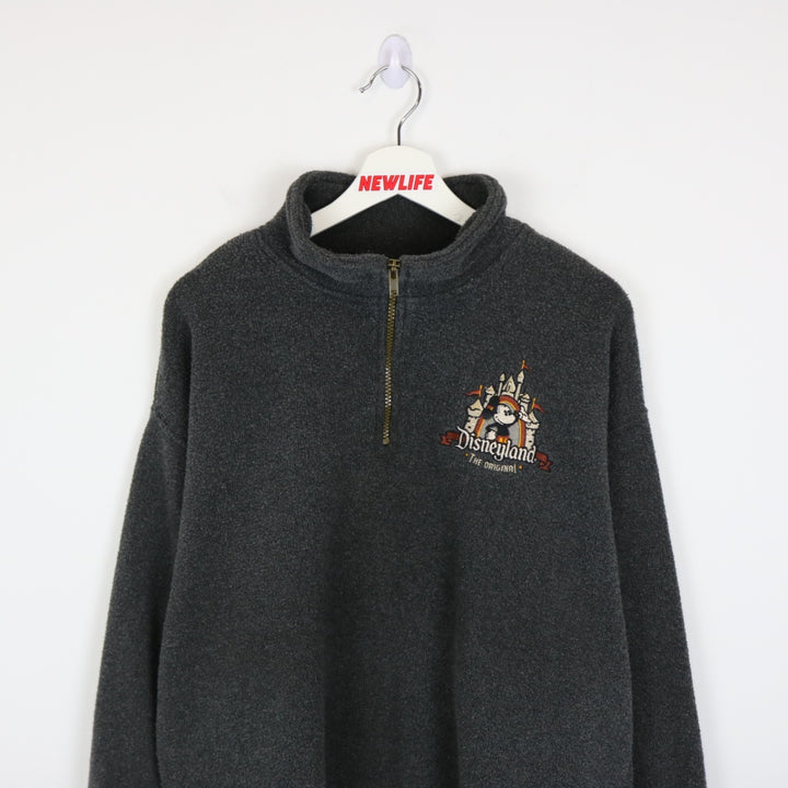 Vintage 00's Disneyland Quarter Zip Sweater - L-NEWLIFE Clothing