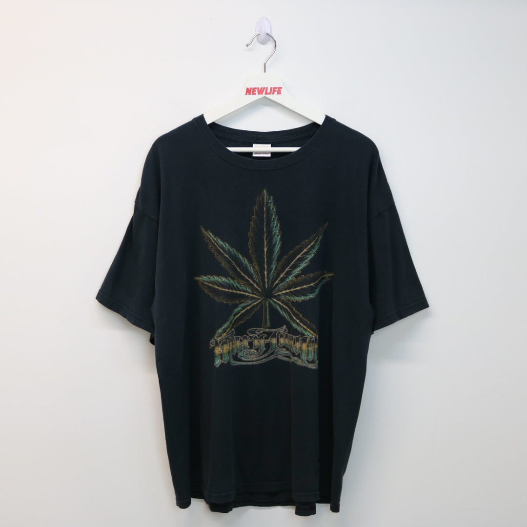 00's Mary-Juana Leaf Tee - XL-NEWLIFE Clothing