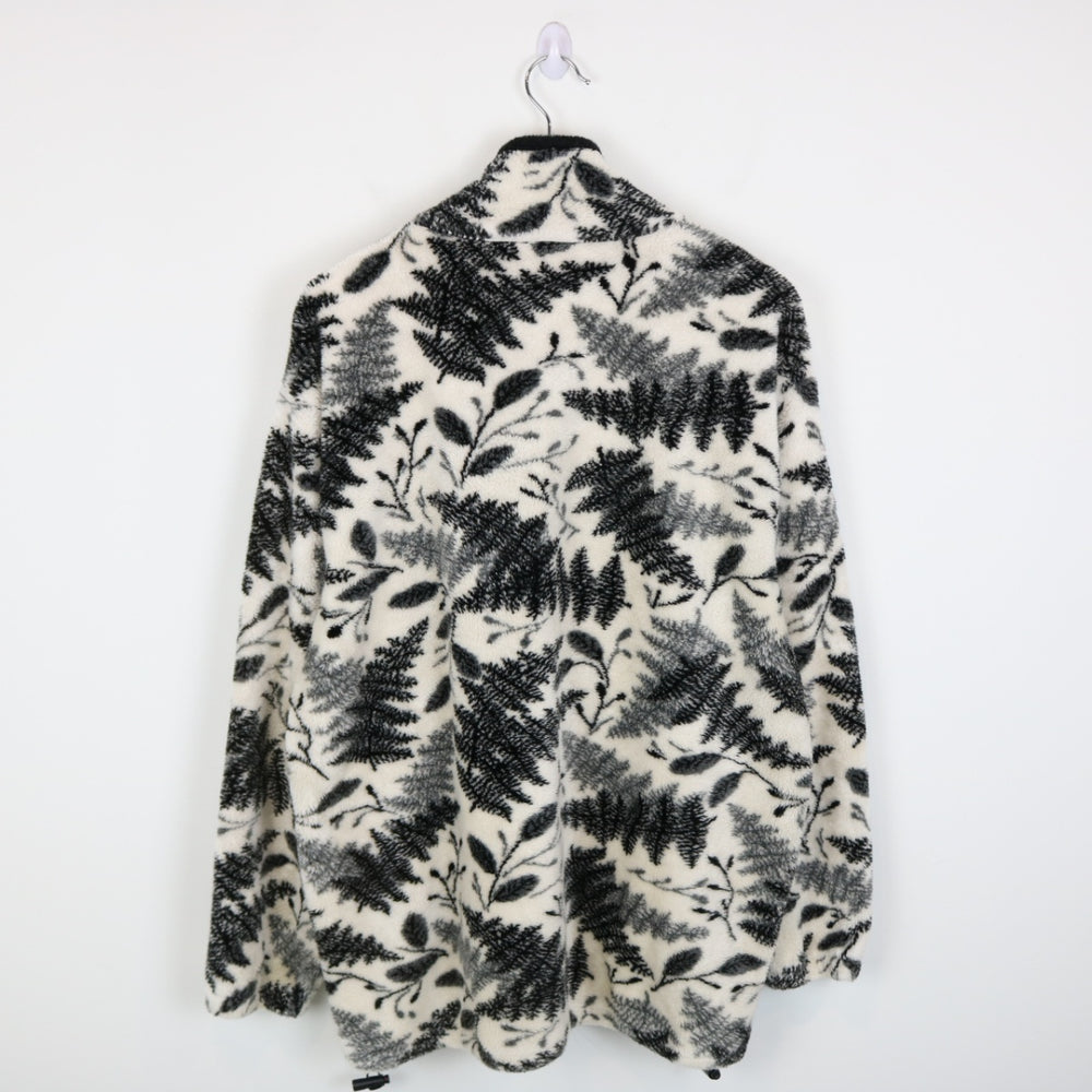 Vintage 90's Leaf Nature Fleece Jacket - L-NEWLIFE Clothing