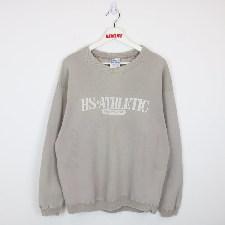 Vintage 90's Higher State Athletic Dept. Crewneck - M-NEWLIFE Clothing