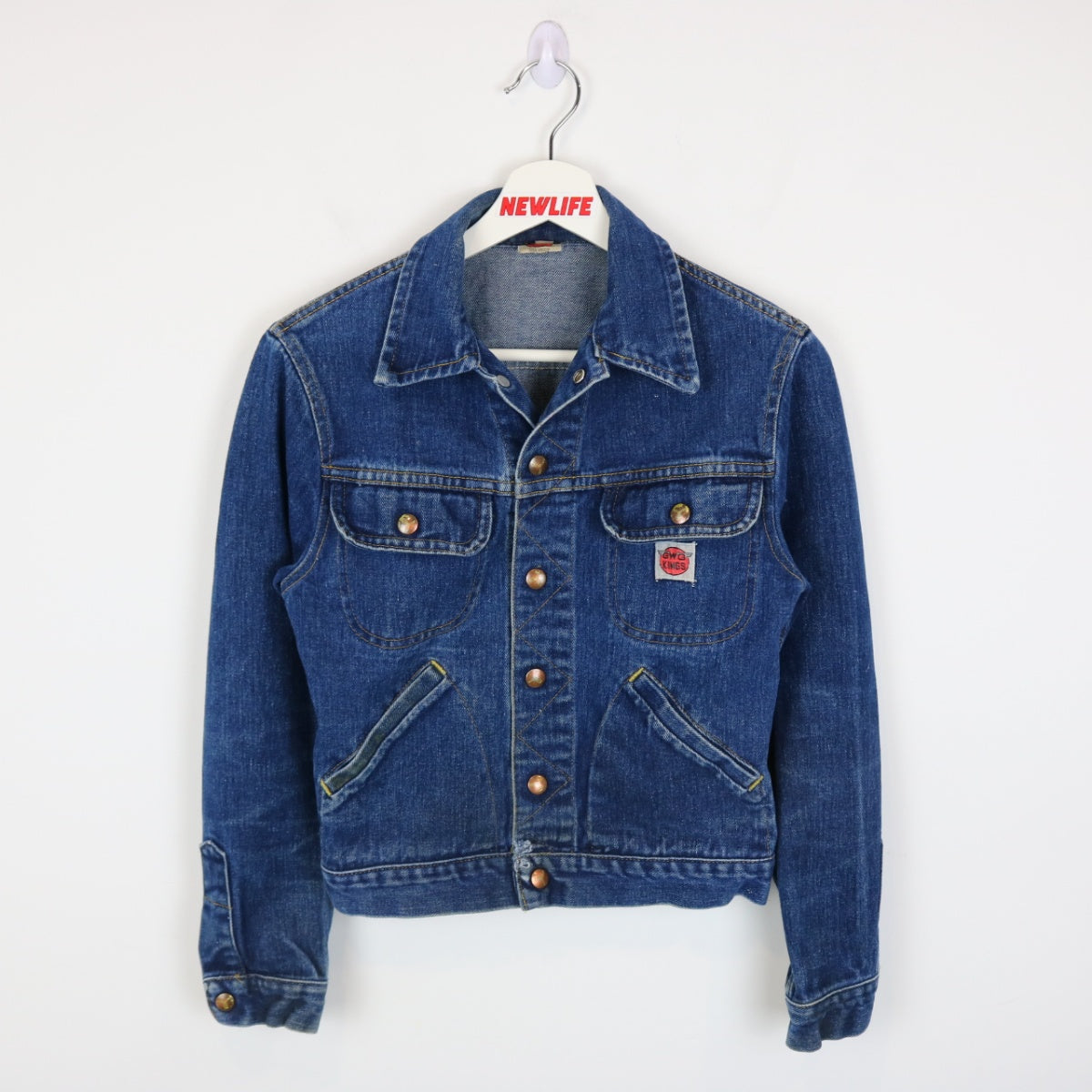 1970's カナダ製 \"GWG KINGS\" デニムジャケット Vintage】1980's GWG デニムジャケット 濃紺 MADE IN CANADA
