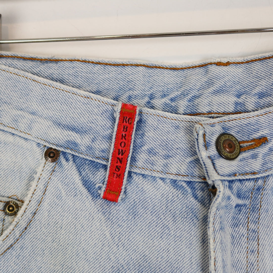 Vintage 1997 RG Browns Denim Shorts - 33"-NEWLIFE Clothing