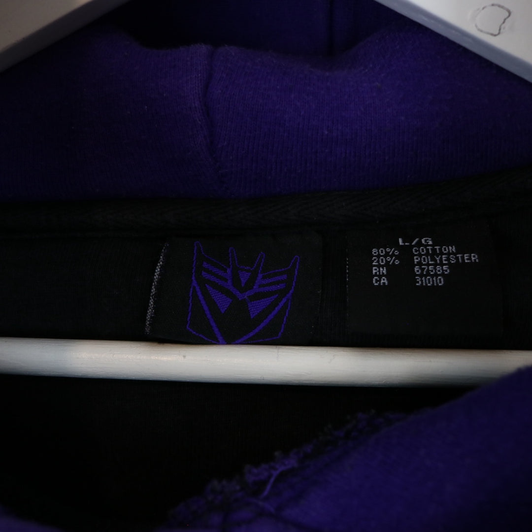 Vintage 2001 Transformers Decepticon Hoodie - L-NEWLIFE Clothing