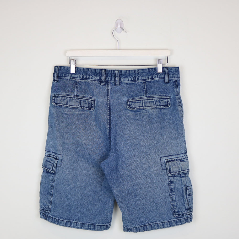 Vintage 00's Cherokee Denim Cargo Shorts - 35"-NEWLIFE Clothing