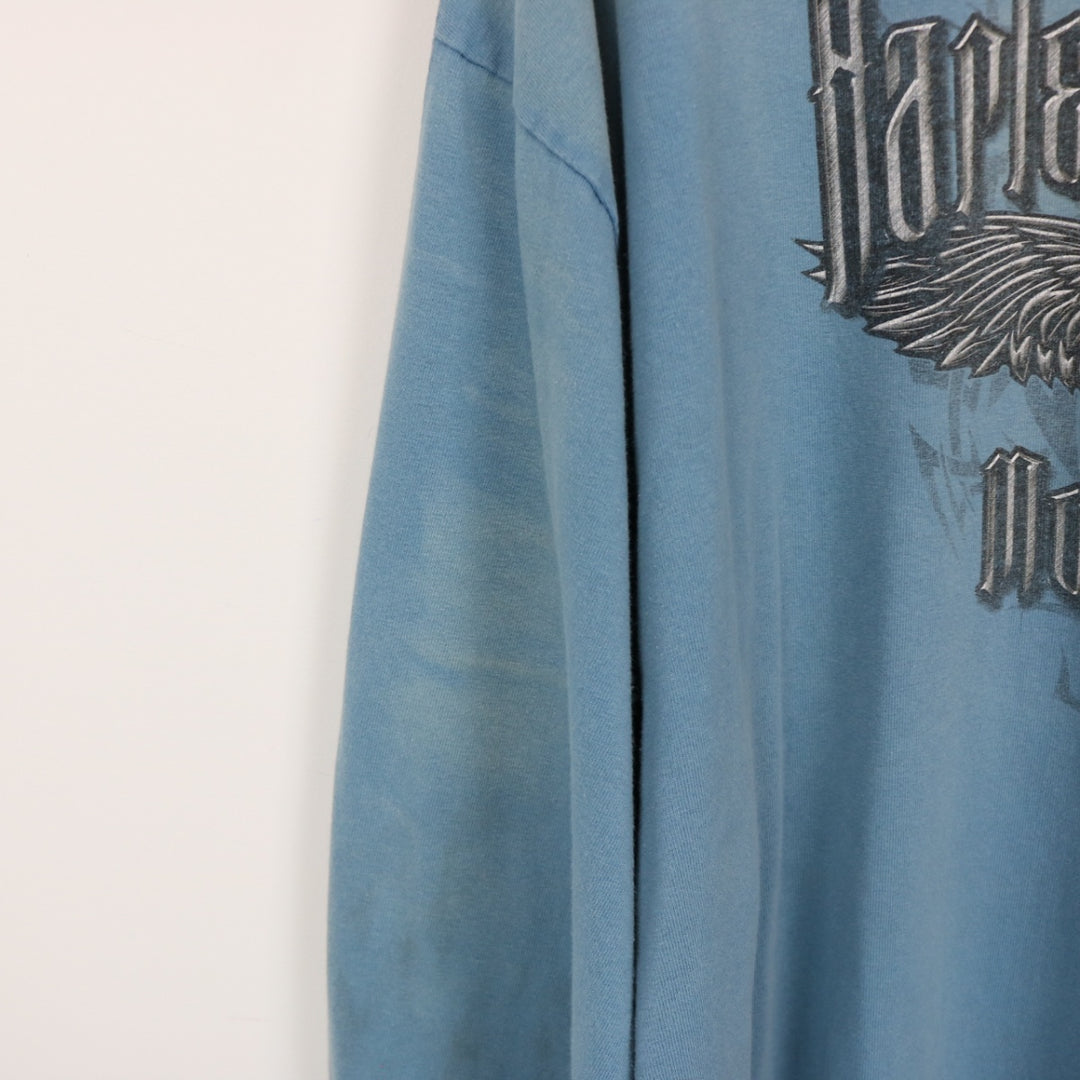 Vintage 00's Harley Davidson Washington Long Sleeve Tee - XXL-NEWLIFE Clothing