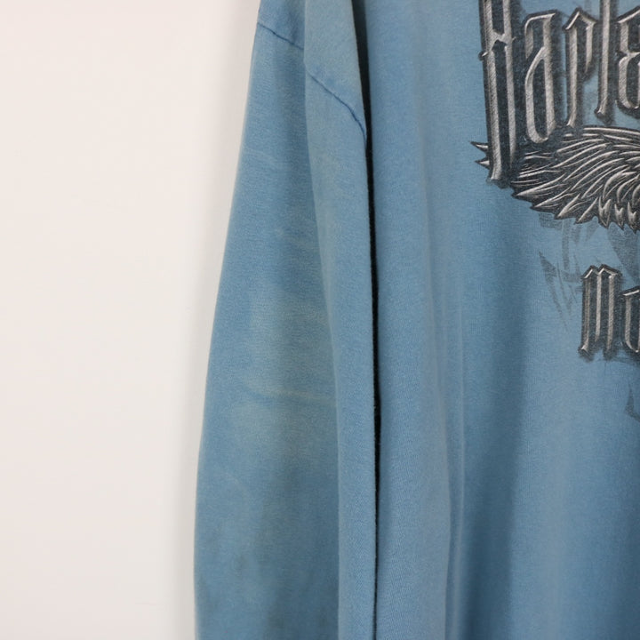 Vintage 00's Harley Davidson Washington Long Sleeve Tee - XXL-NEWLIFE Clothing